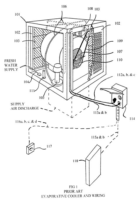 swamp cooler electrical box|diagram of a swamp cooler.